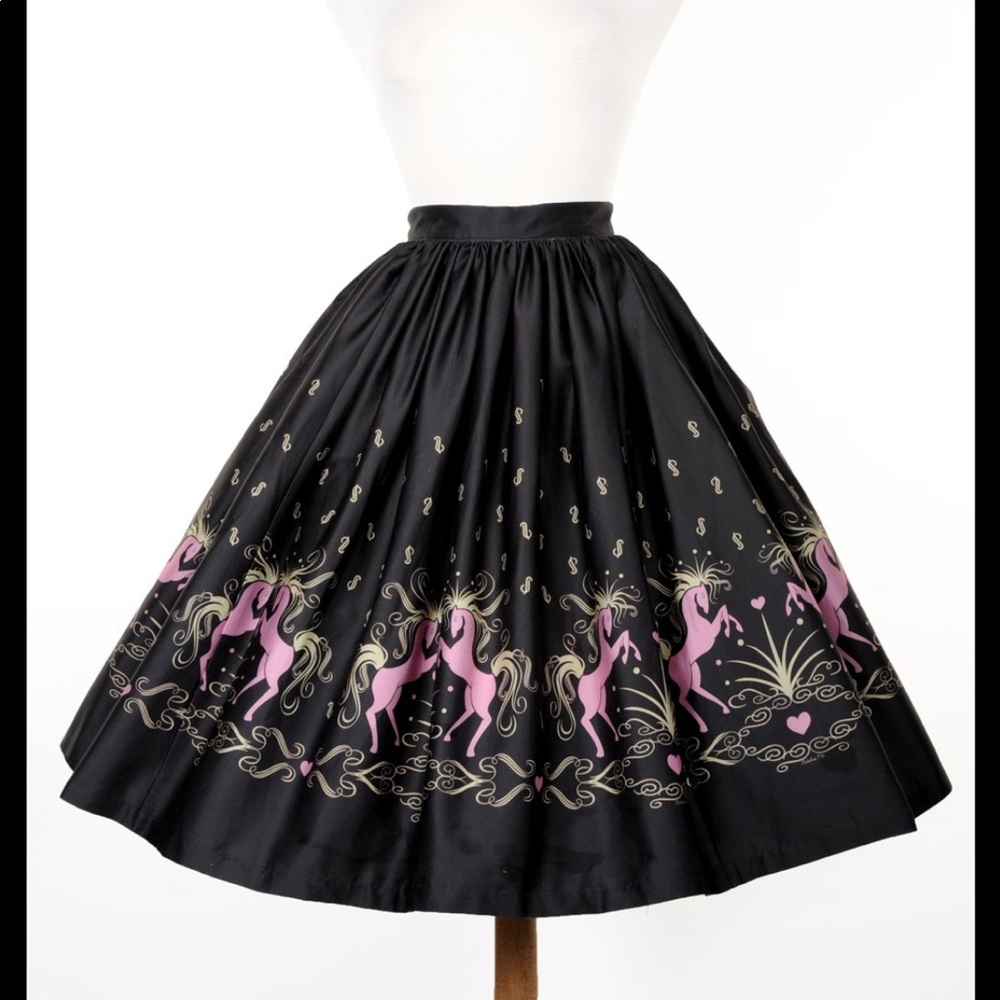 Pinup Couture Dancing horses Micheline Pitt XS